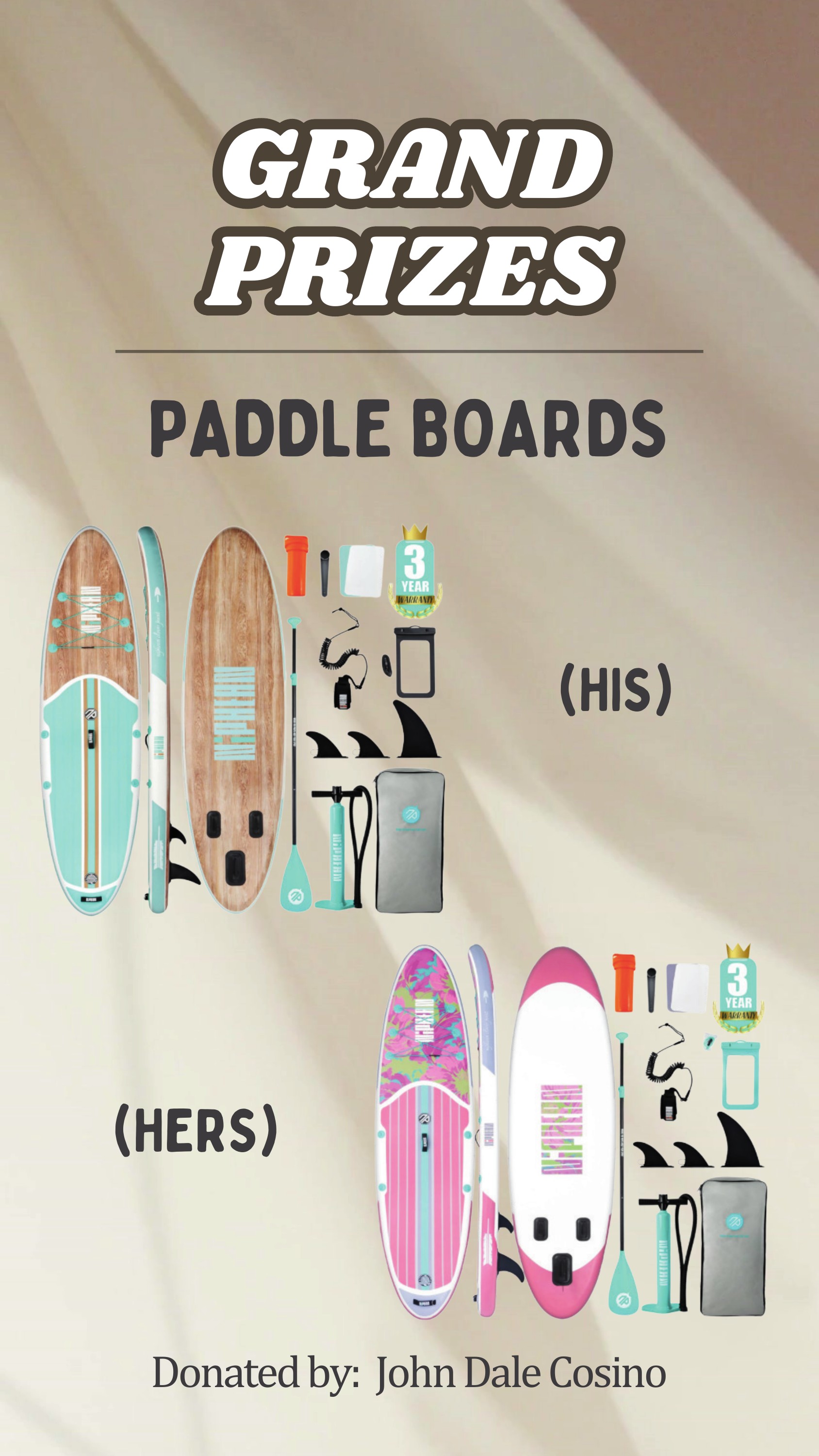 Paddle Boards His & Hers