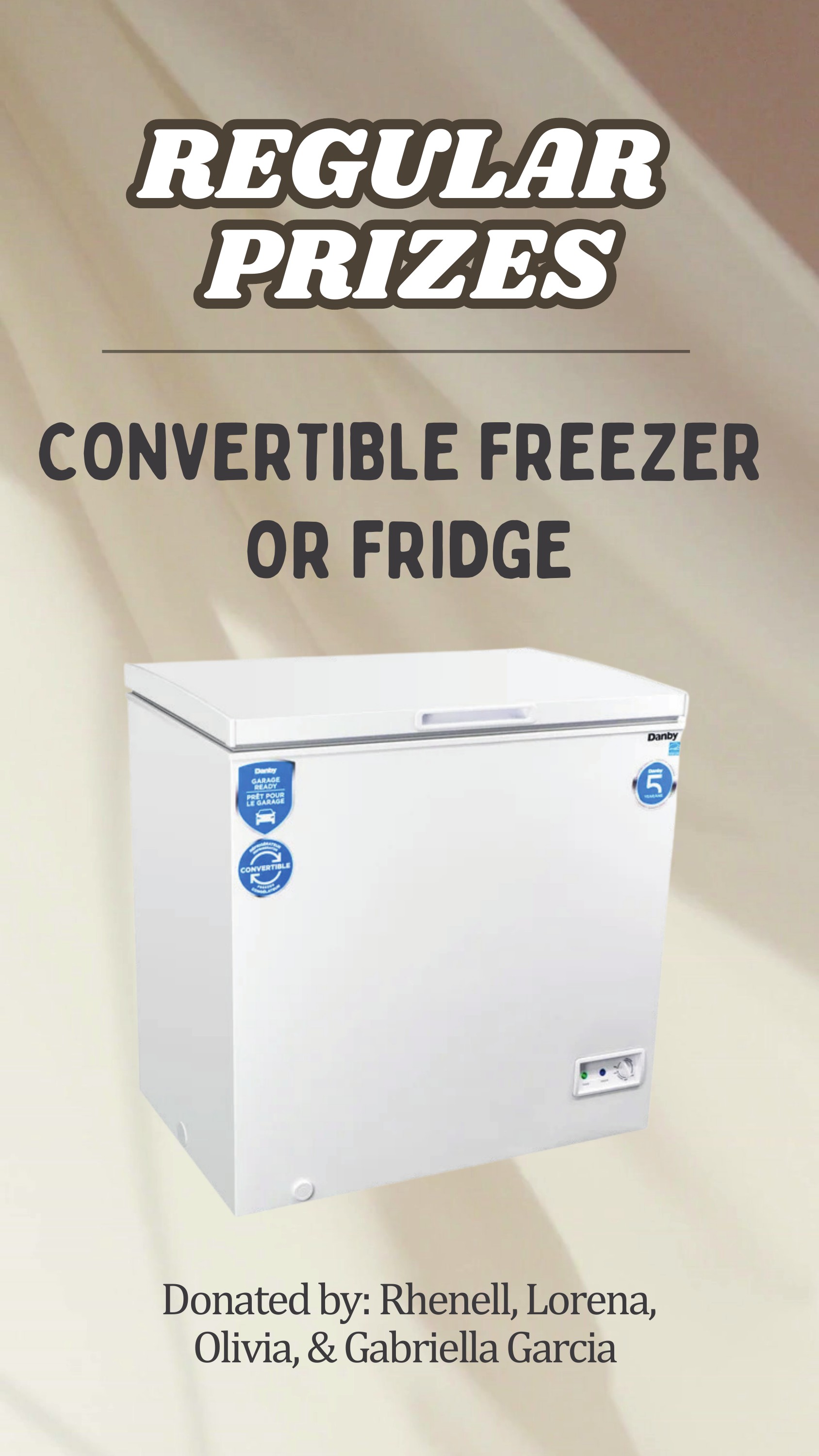 Convertible Freezer or Fridge